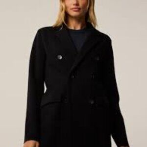 Greyson Tailored Merino Wool Blazer Black Large NWOT